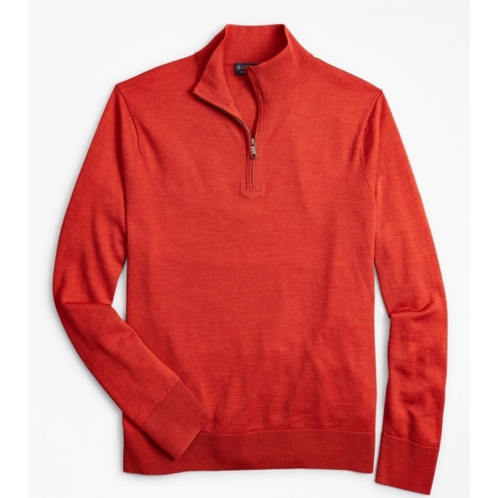 Brooks Brothers | Supima Cotton Half Zip Sweater